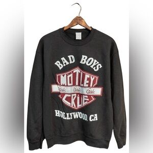Madeworn Motley Crue Crewneck Sweatshirt Girls Girls Girls XS EXTRA SMALL